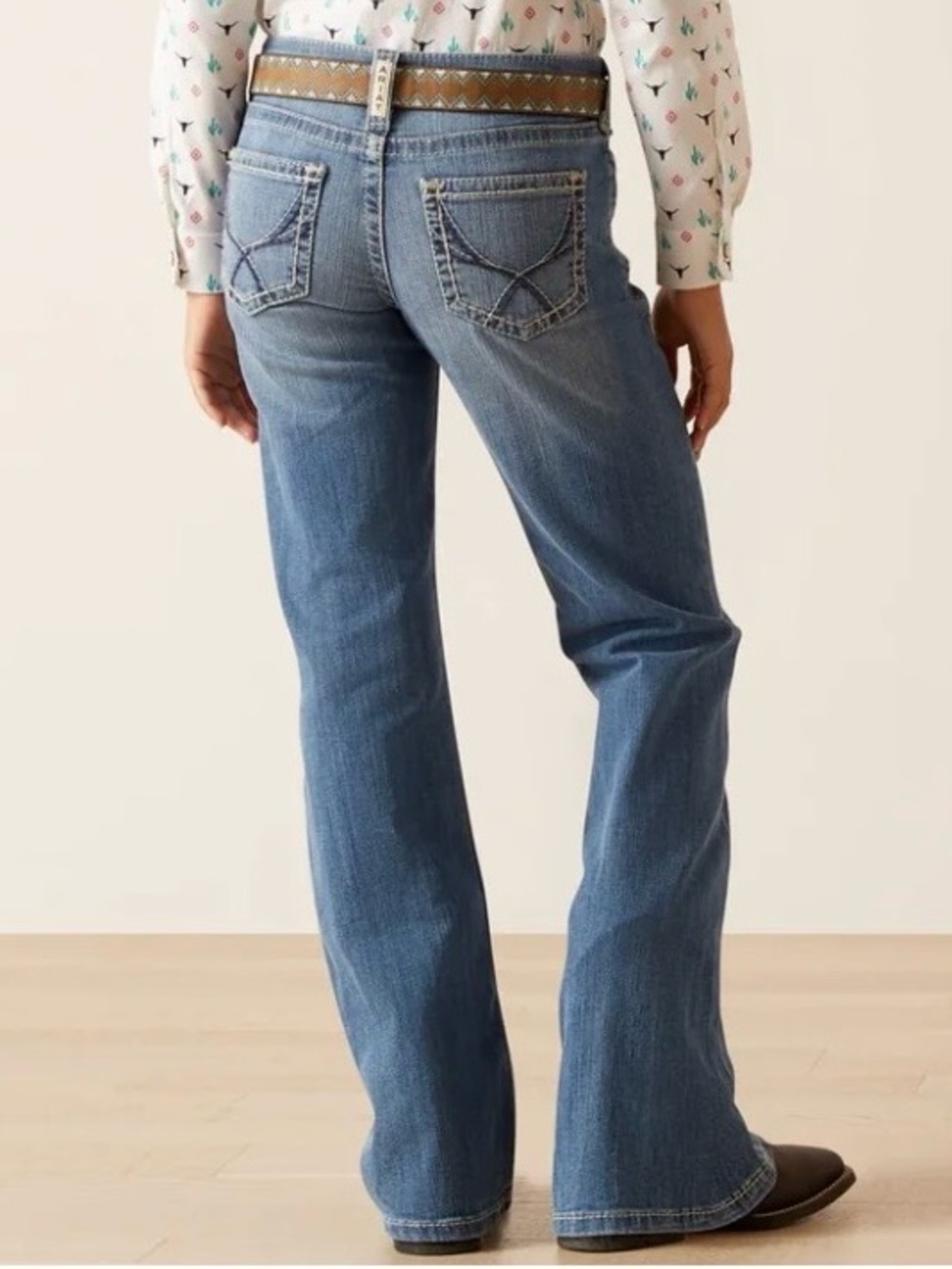 🌟NWT🌟 Ariat R.E.A.L. Girl's Hope Stretch Fit Bootcut Jean in Tennessee Wash